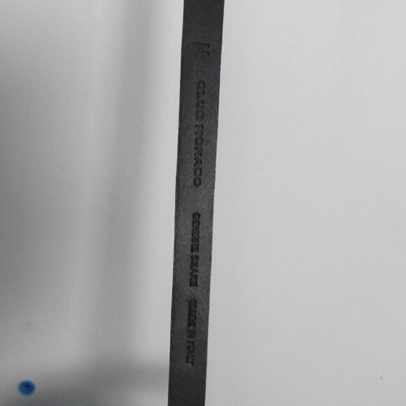 Club Monaco Snake Embossed Genuine Leather Belt Women M Beige Made in Italy 57 - Picture 4 of 6